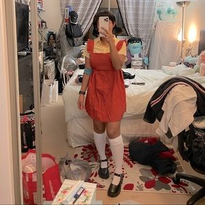 Squid game doll Halloween costume complete set